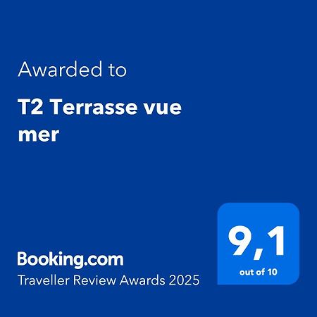 T2 Terrasse Vue Mer Six-Fours-les-Plages Eksteriør billede